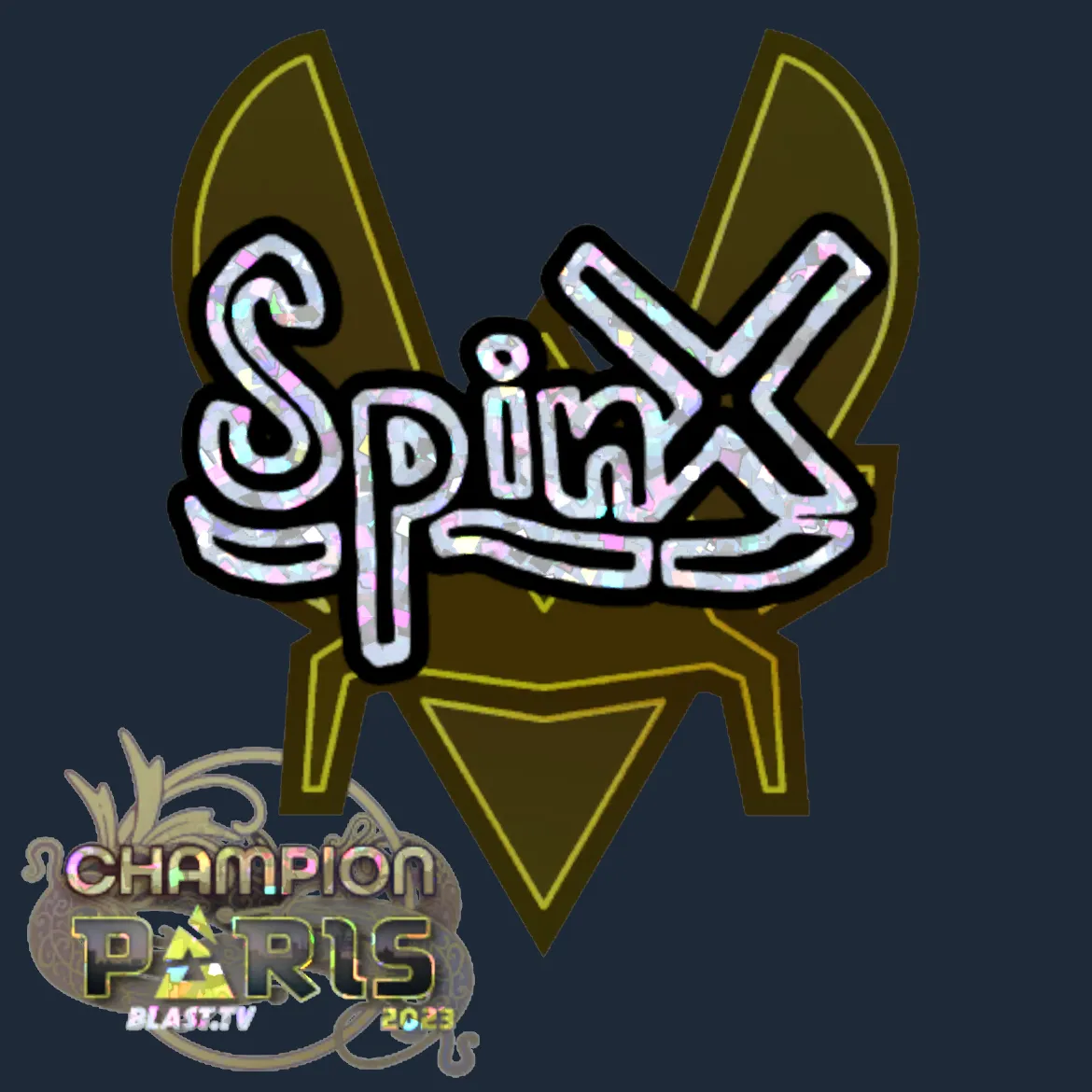 Sticker | Spinx (Glitter, Champion) | Paris 2023
