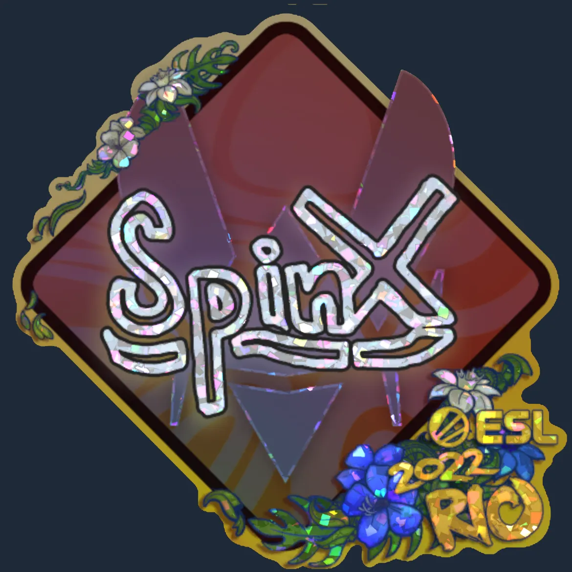 Sticker | Spinx (Glitter) | Rio 2022