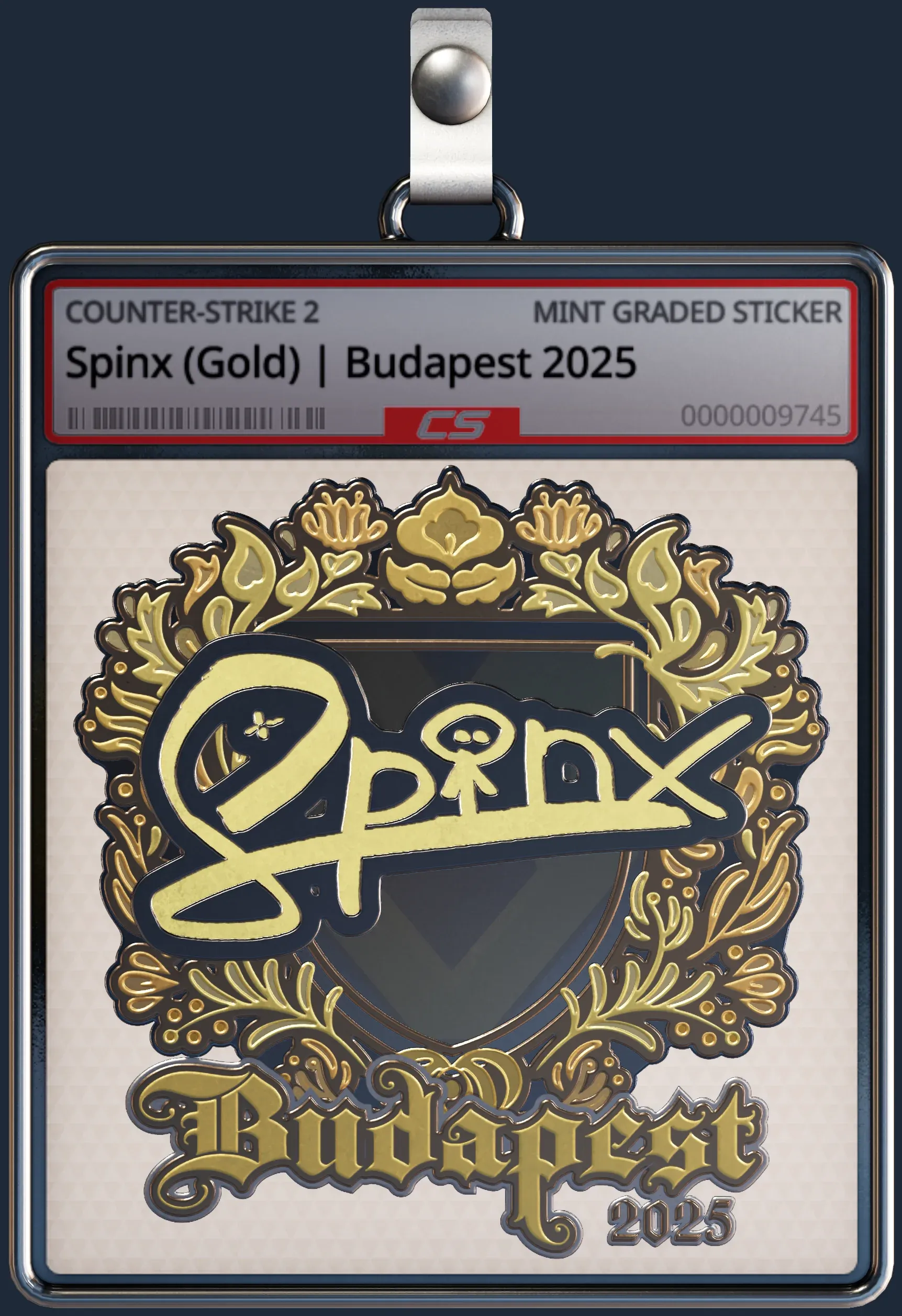 Sticker | Spinx (Gold) | Budapest 2025