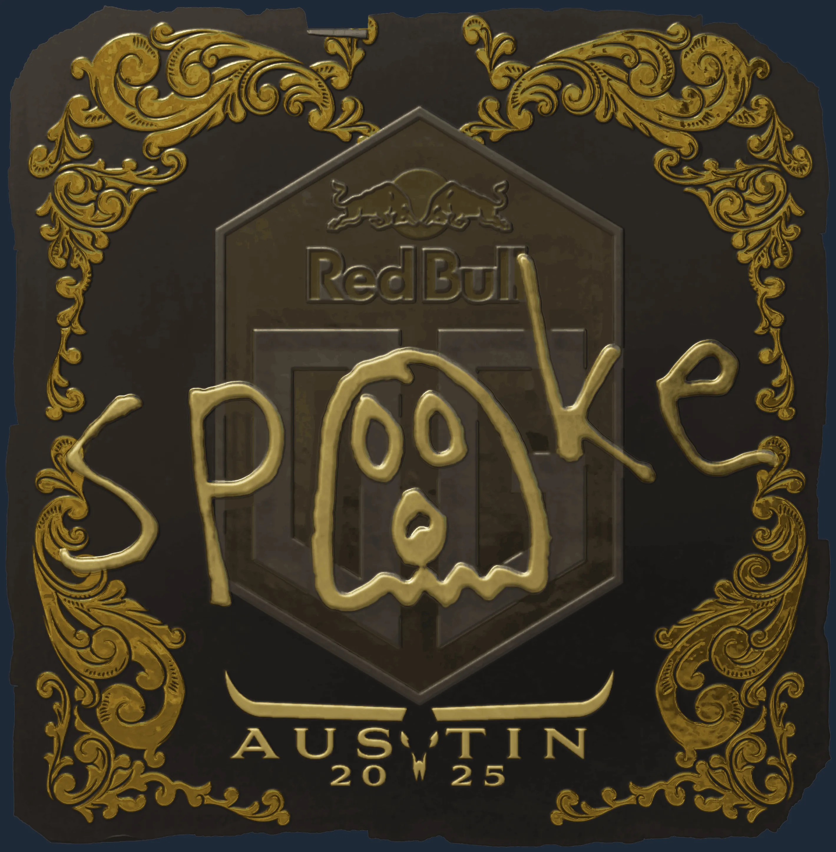 Sticker | spooke (Gold) | Austin 2025