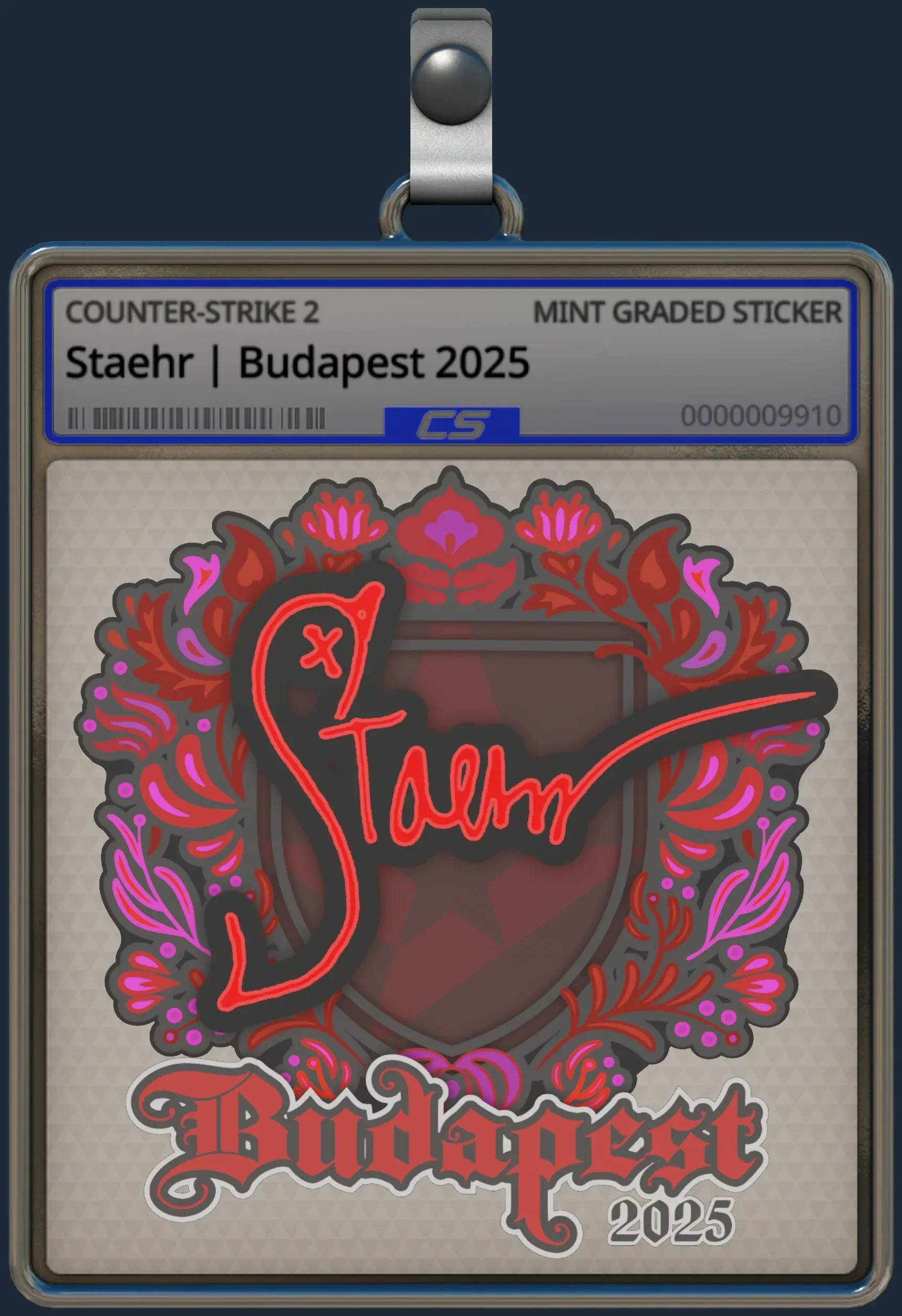Sticker | Staehr | Budapest 2025