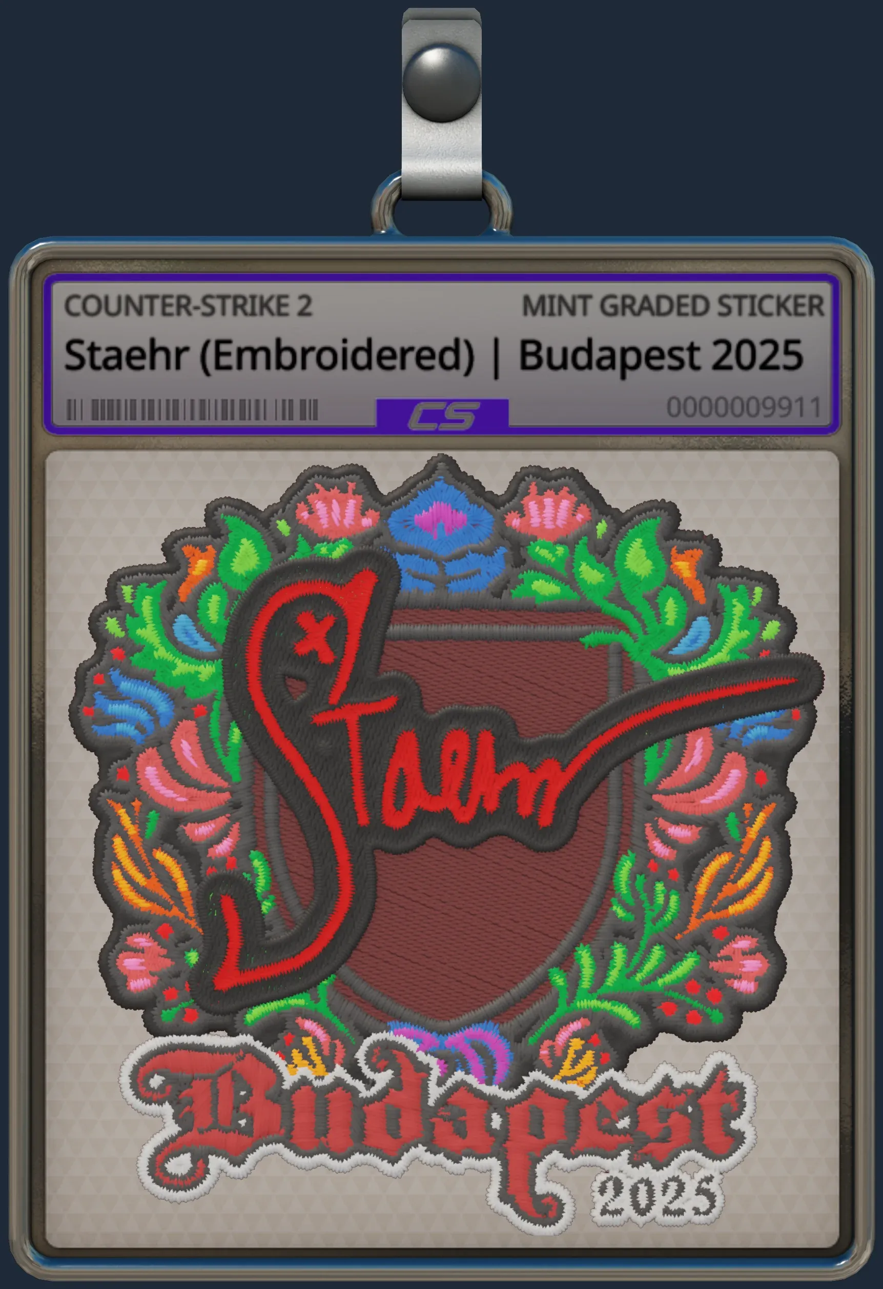 Sticker | Staehr (Embroidered) | Budapest 2025