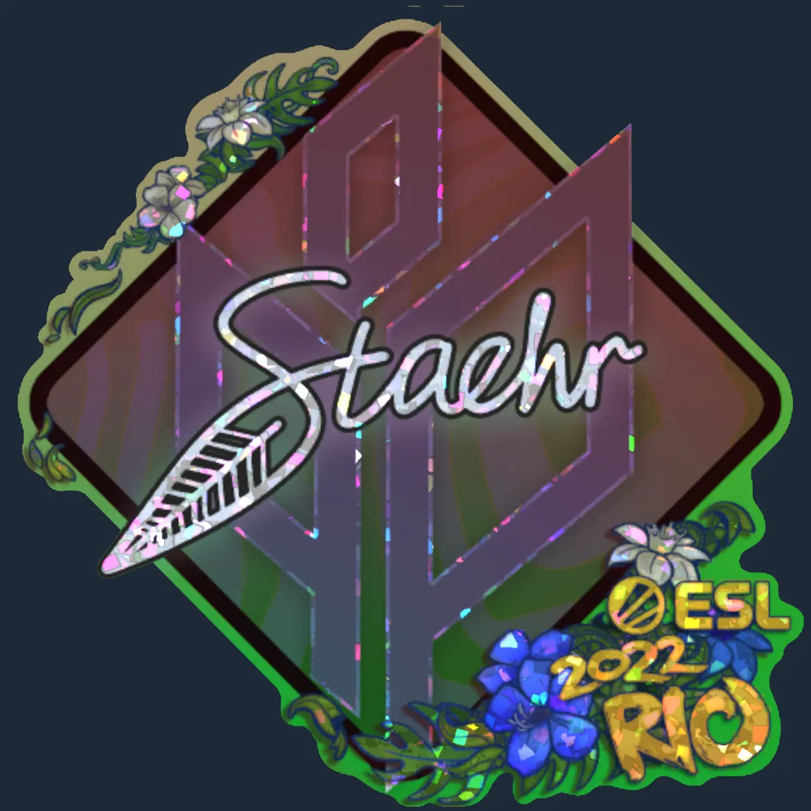 Sticker | Staehr (Glitter) | Rio 2022