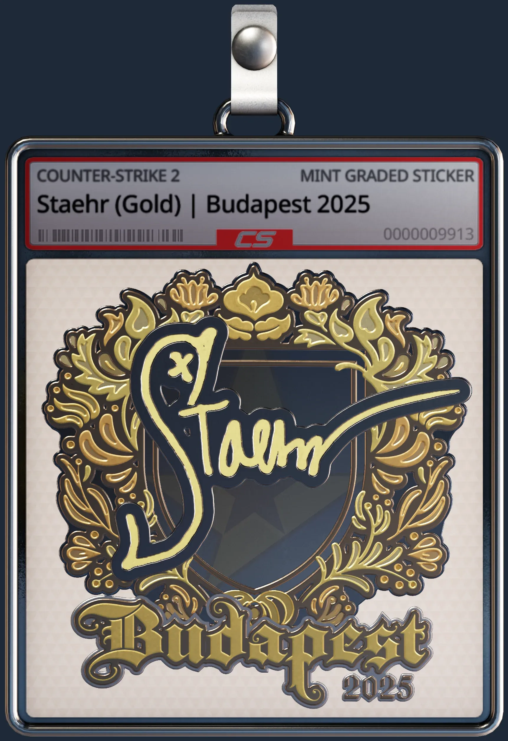 Sticker | Staehr (Gold) | Budapest 2025
