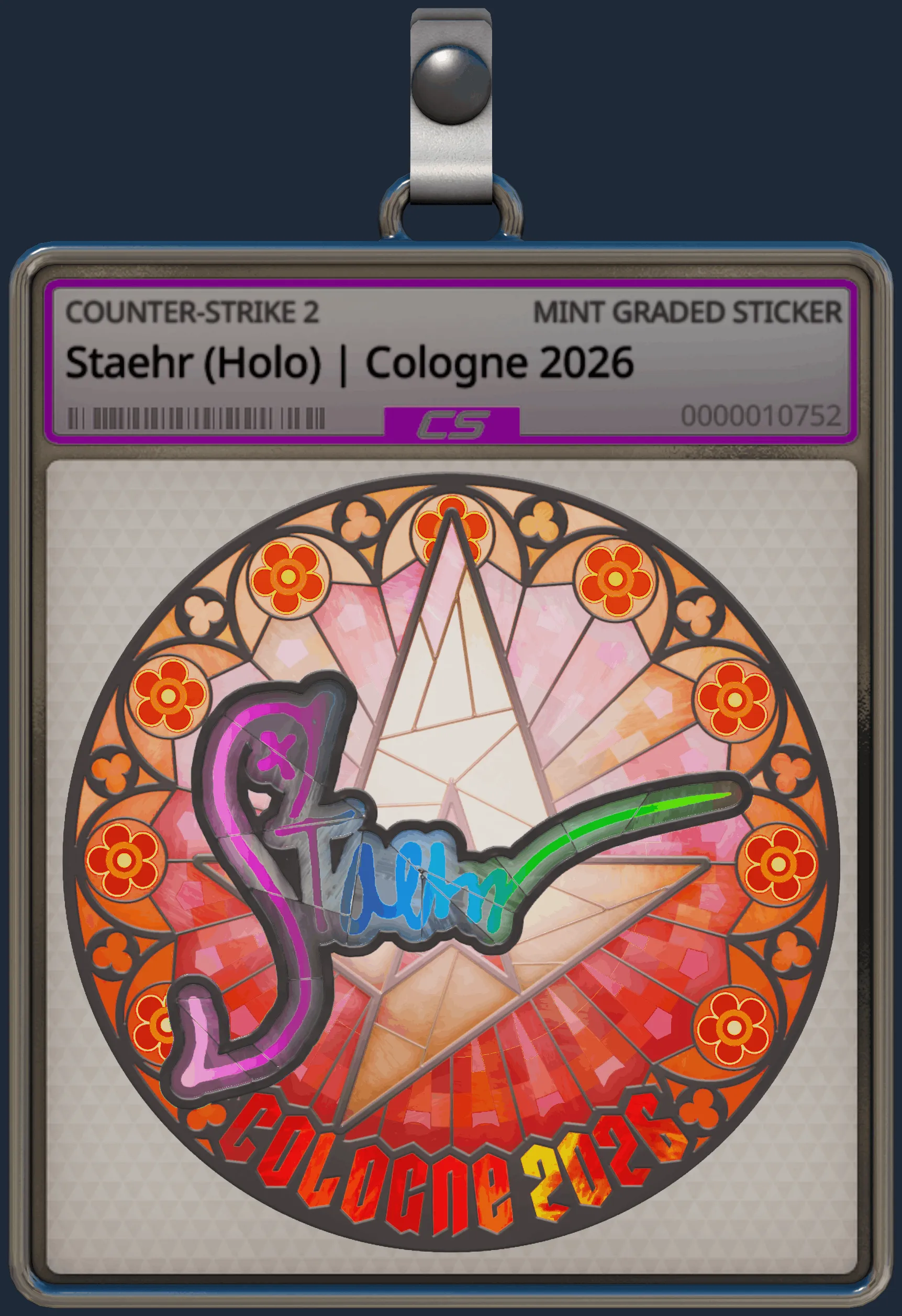 Sticker | Staehr (Holo) | Cologne 2026
