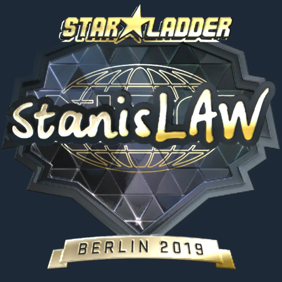Sticker | stanislaw (Gold) | Berlin 2019