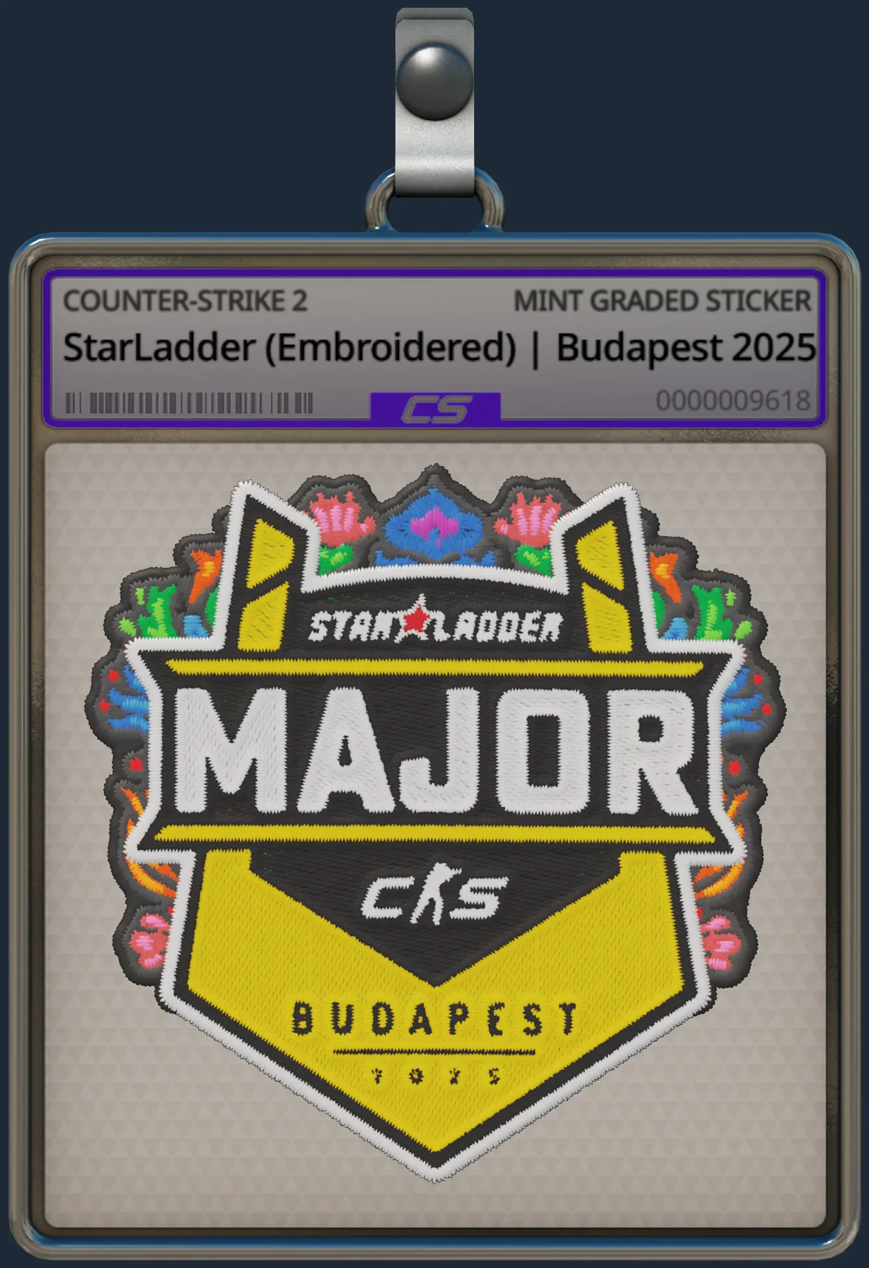 Sticker | StarLadder (Embroidered) | Budapest 2025