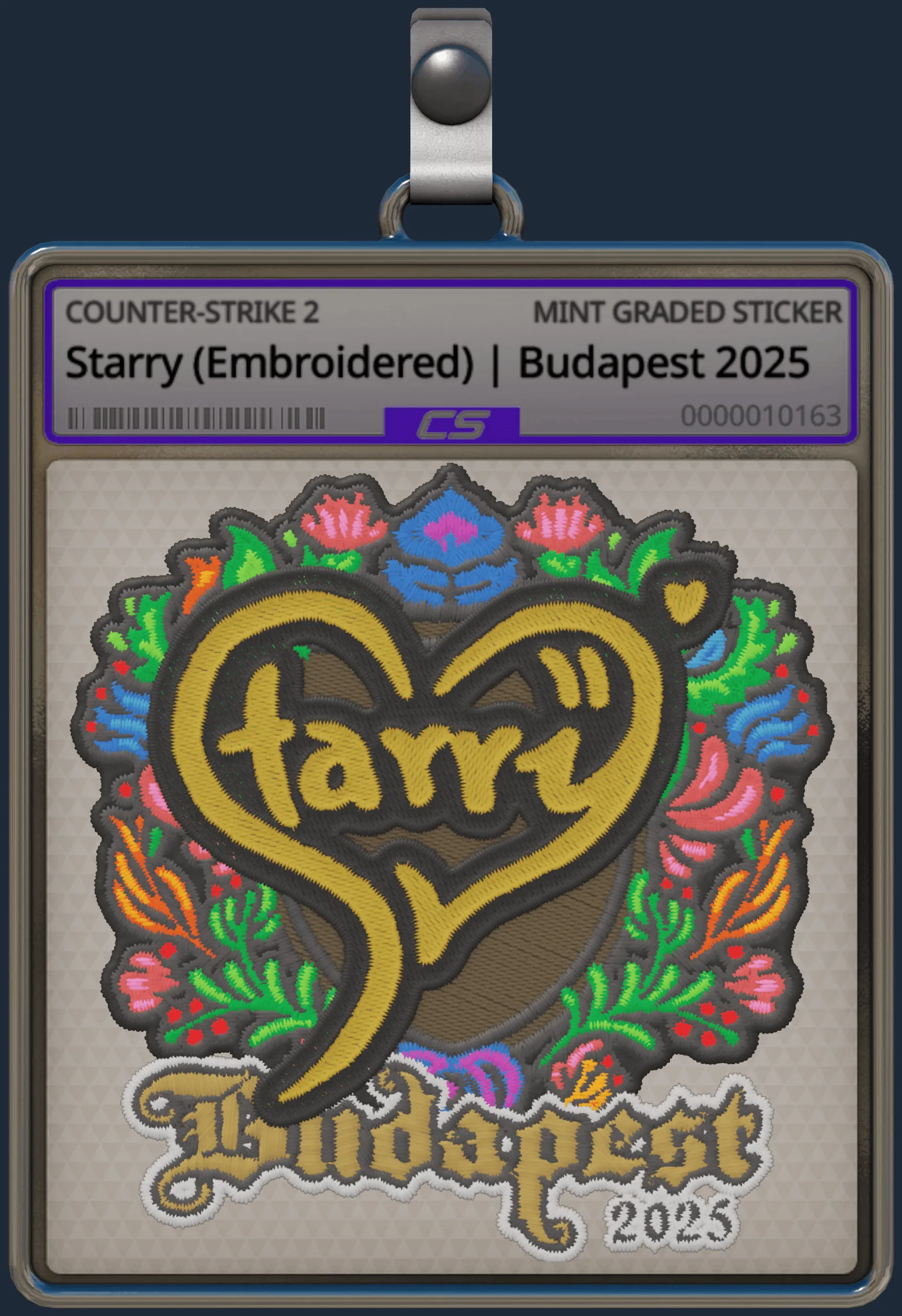 Sticker | Starry (Embroidered) | Budapest 2025