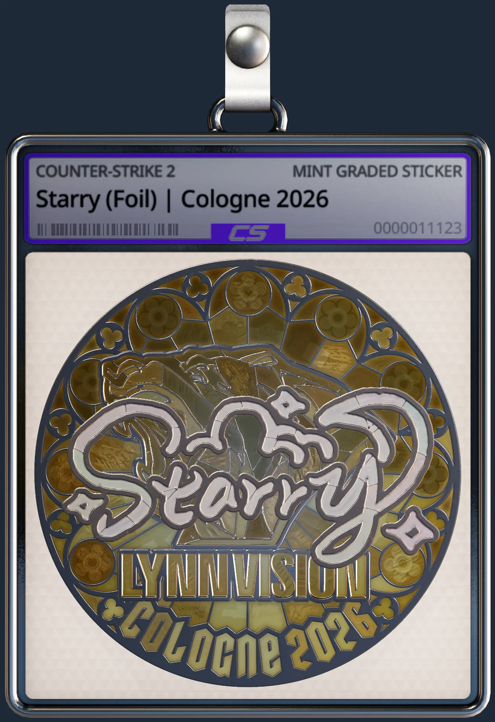 Sticker | Starry (Foil) | Cologne 2026