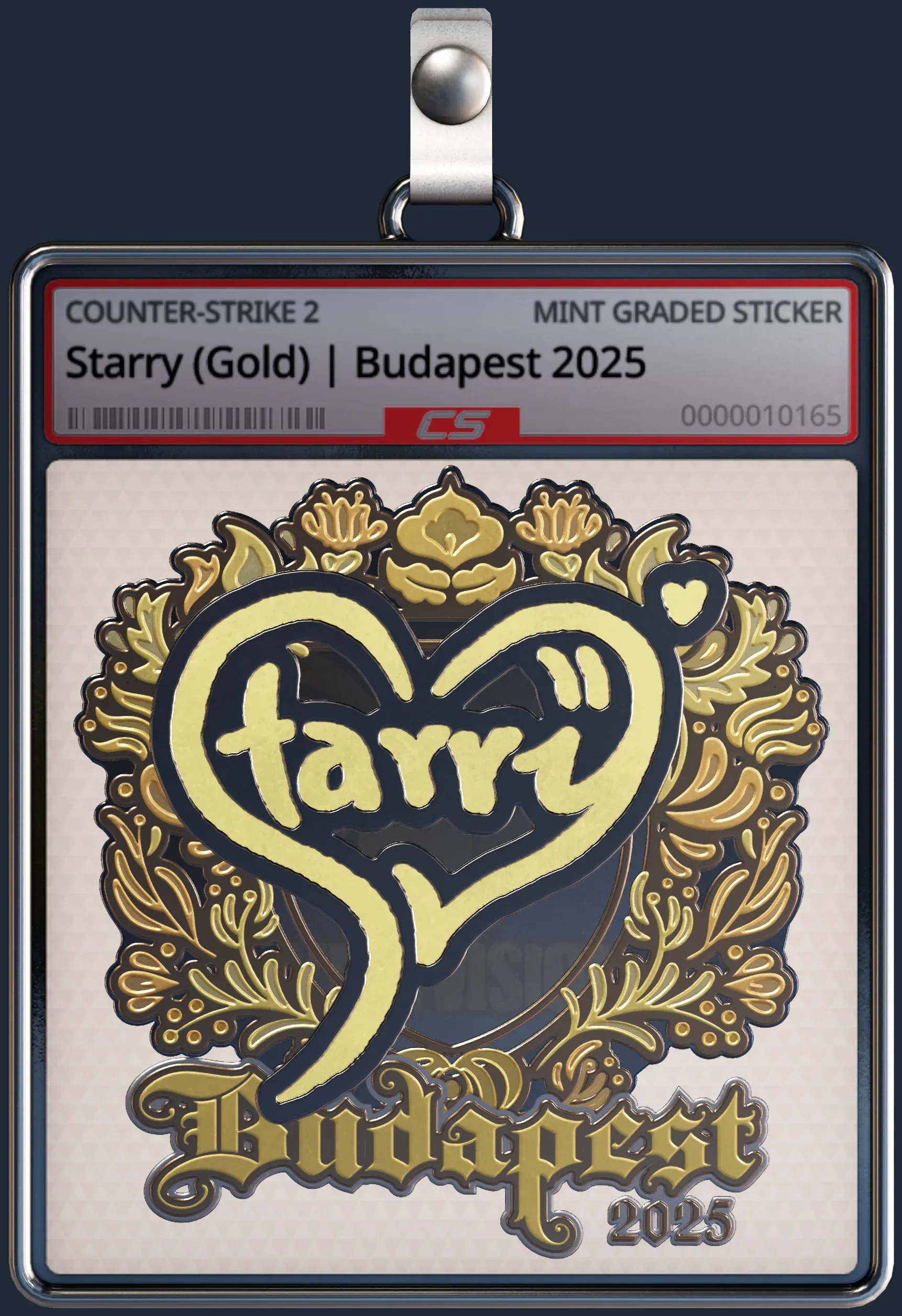 Sticker | Starry (Gold) | Budapest 2025