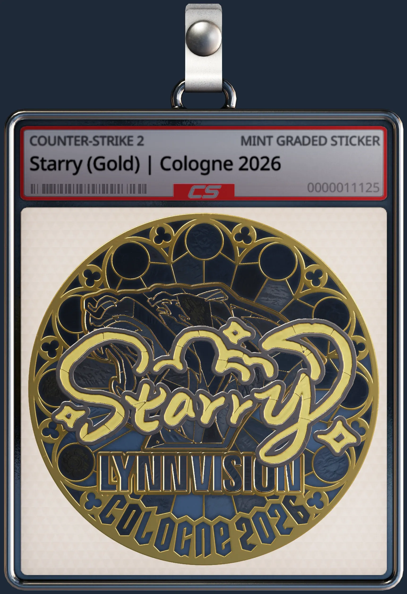 Sticker | Starry (Gold) | Cologne 2026