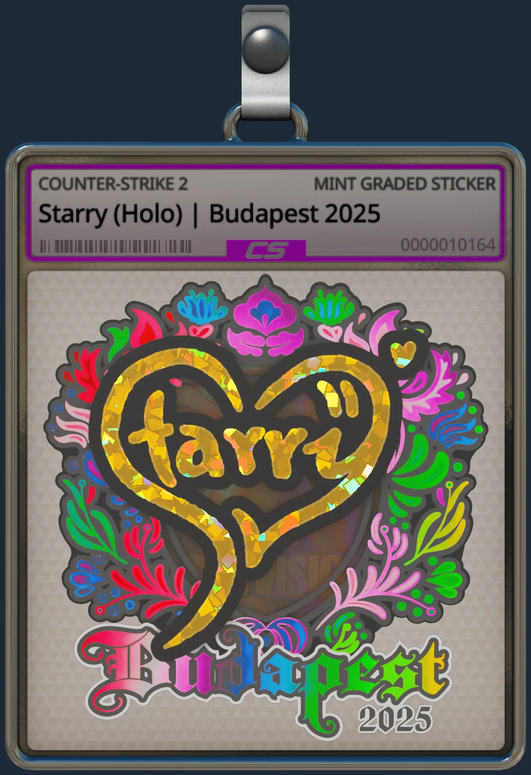 Sticker | Starry (Holo) | Budapest 2025