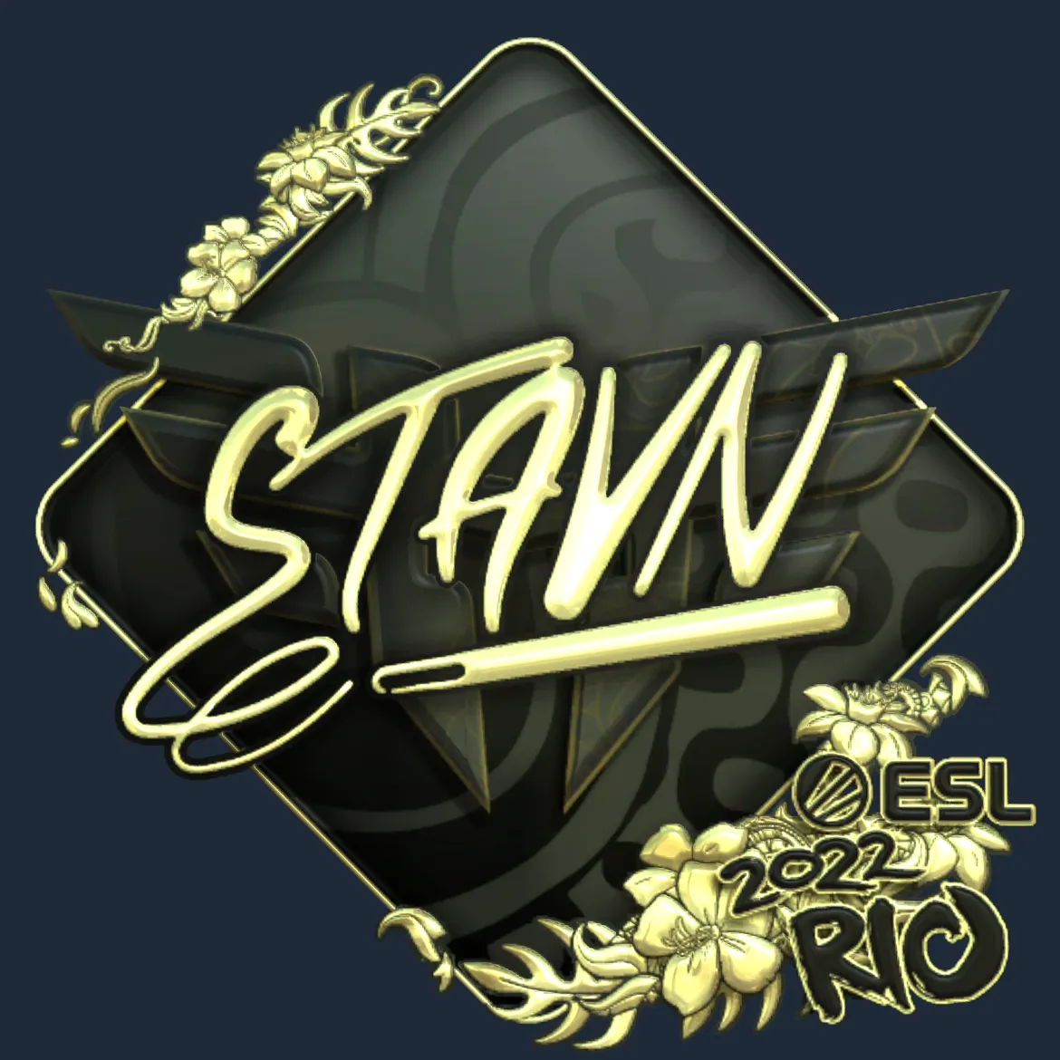 Sticker | stavn (Gold) | Rio 2022