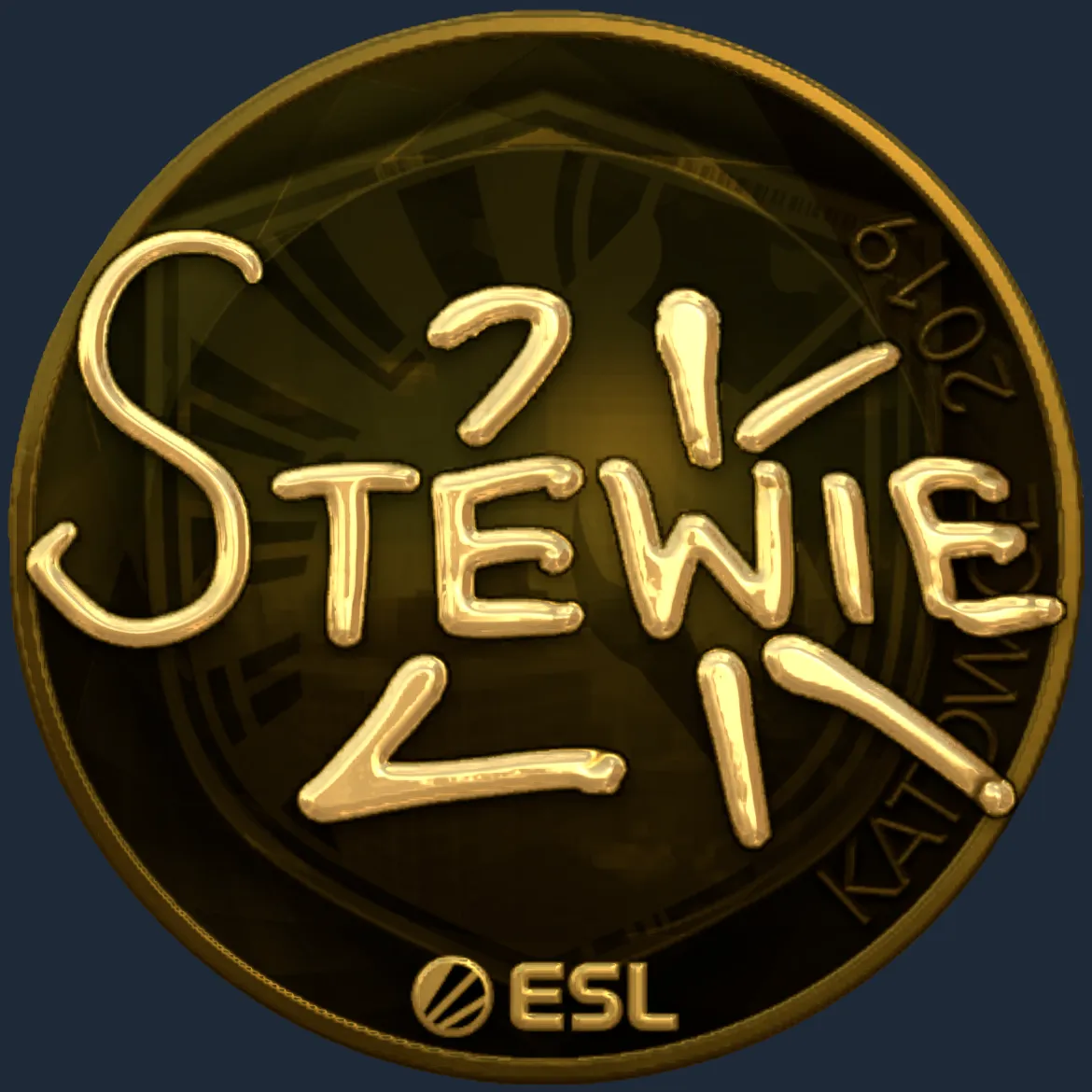 Sticker | Stewie2K (Gold) | Katowice 2019