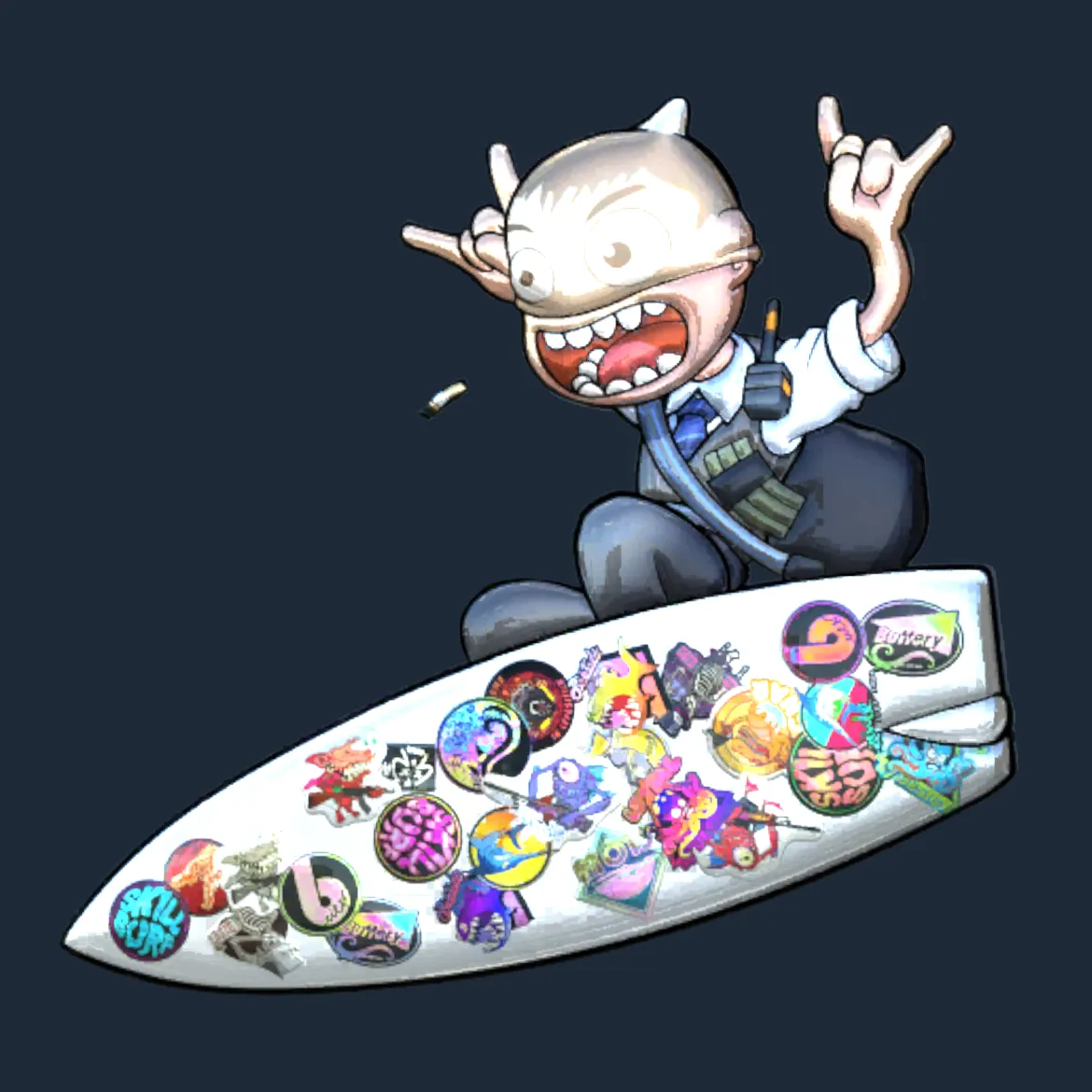 Sticker | Sticker Bomb Surf K (Foil)