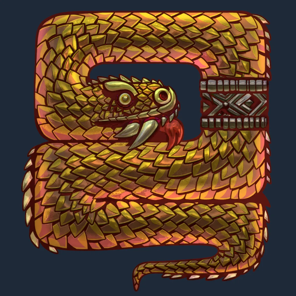 Sticker | Stone Scales (Foil)