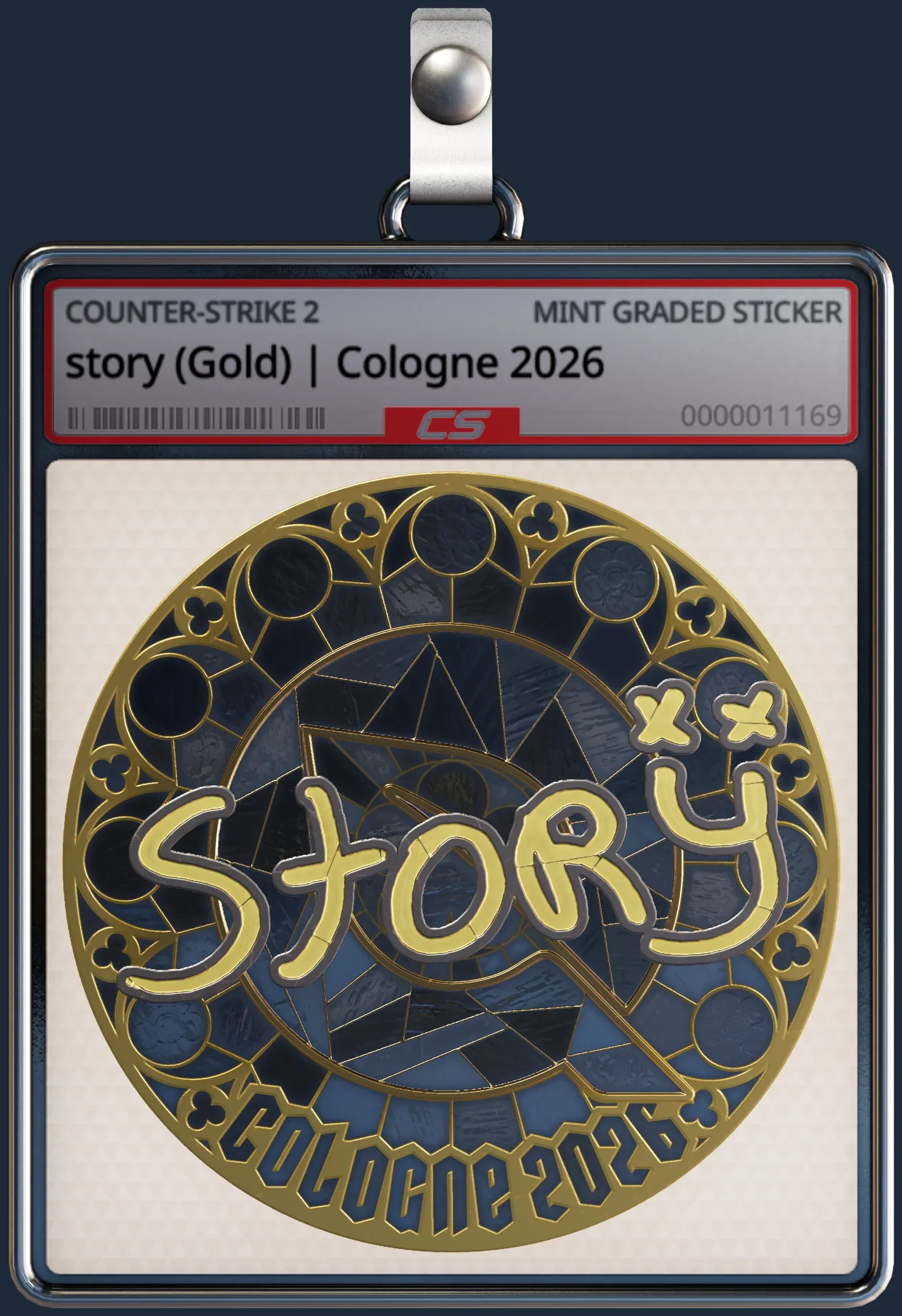 Sticker | story (Gold) | Cologne 2026