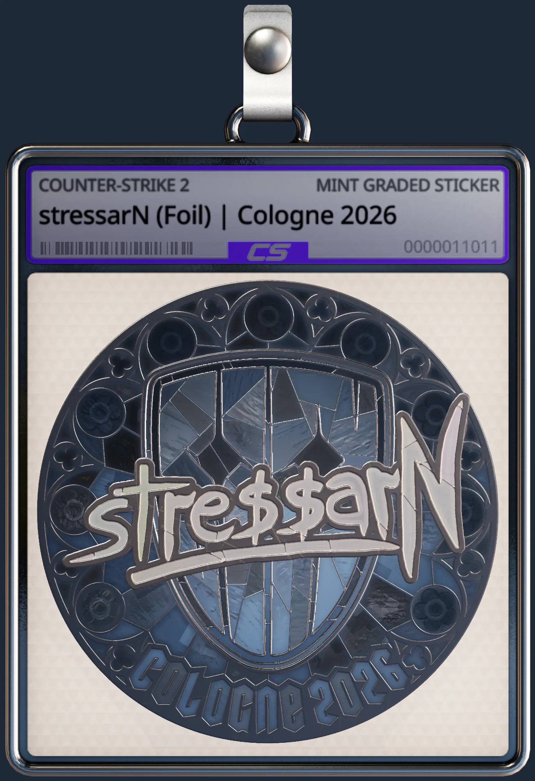 Sticker | stressarN (Foil) | Cologne 2026