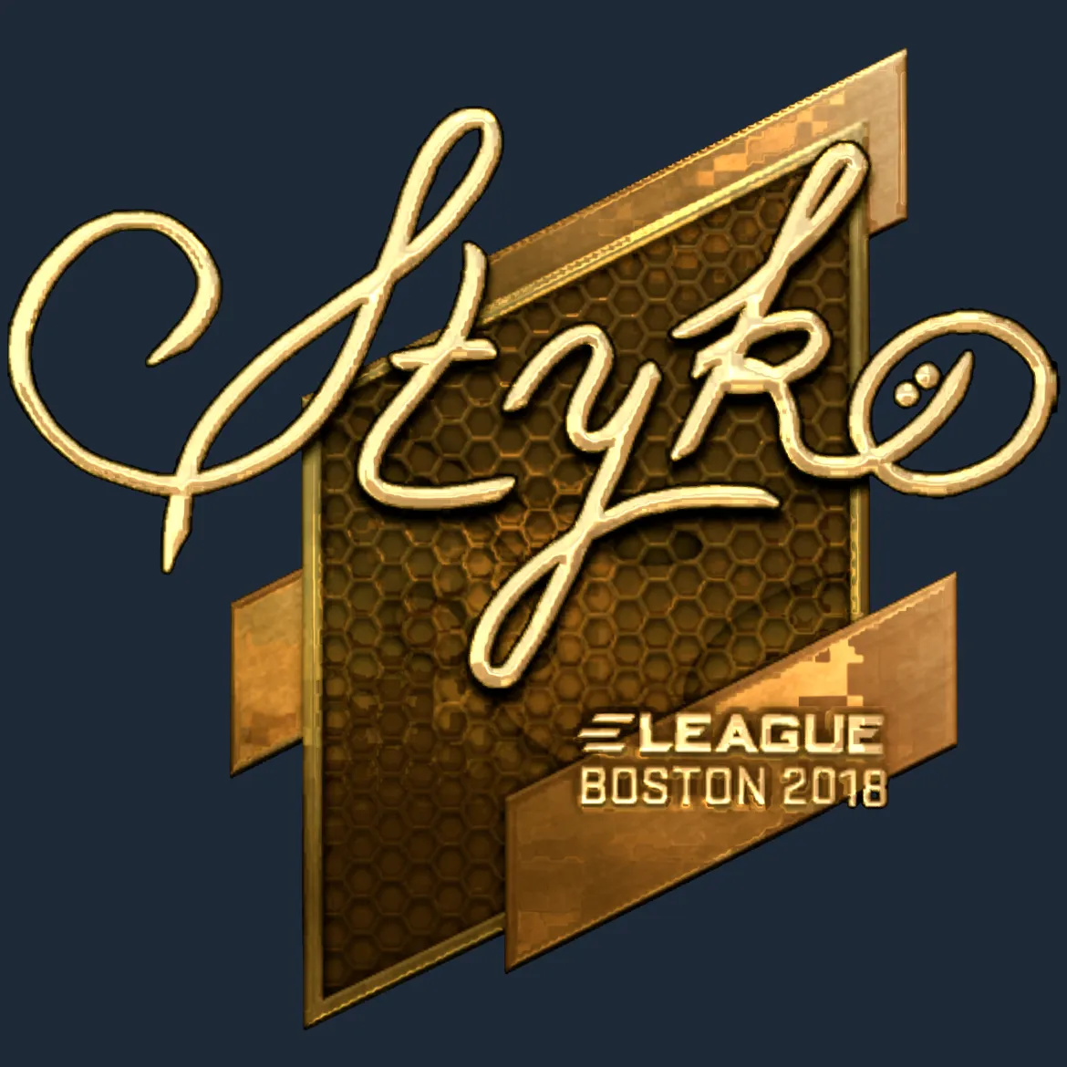 Sticker | STYKO (Gold) | Boston 2018