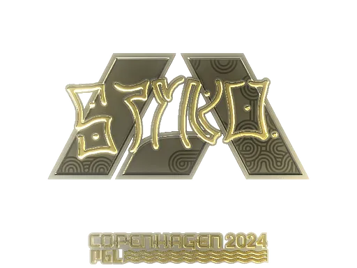 Sticker | STYKO (Gold) | Copenhagen 2024