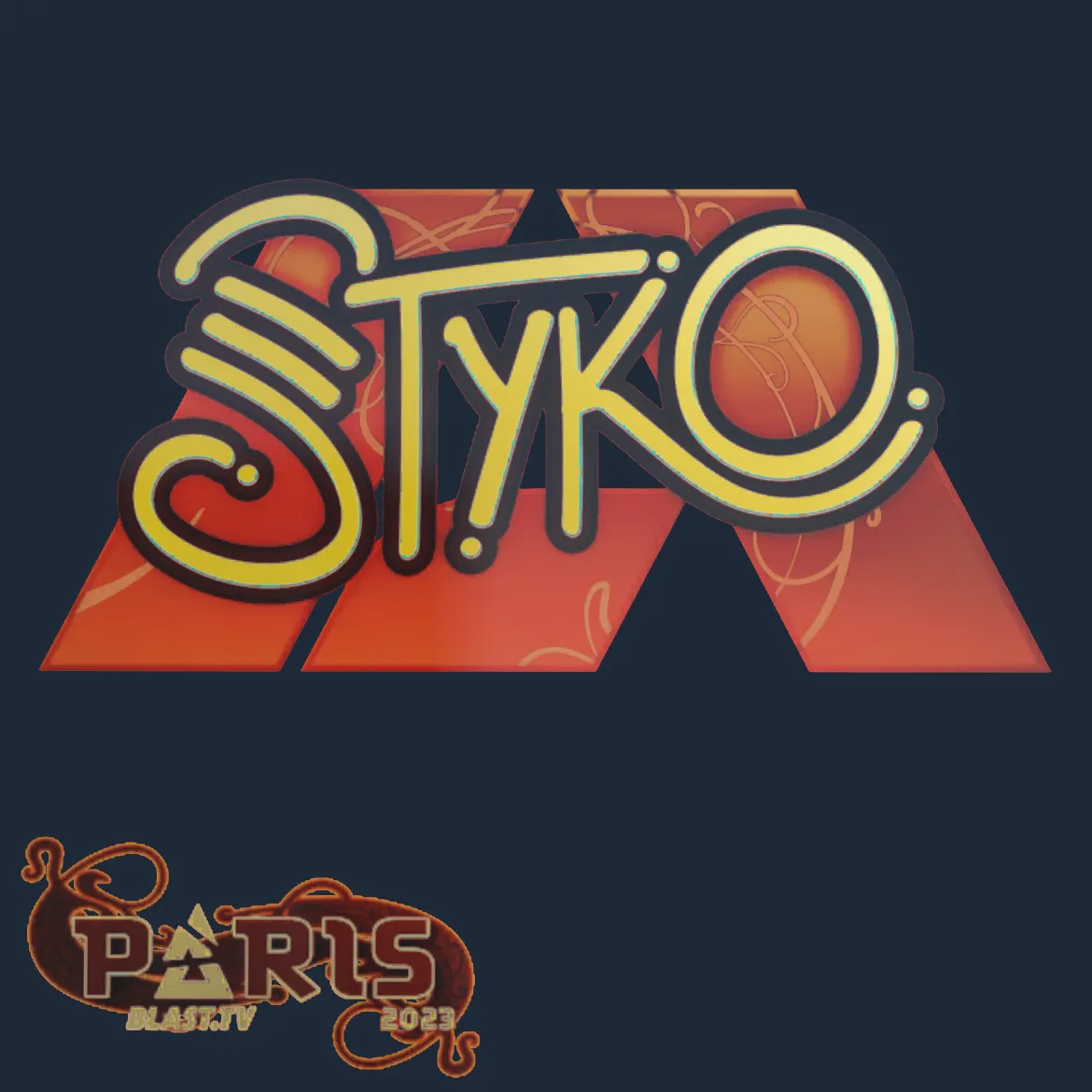 Sticker | STYKO (Holo) | Paris 2023