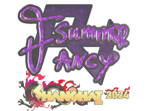 Sticker | Summer (Glitter) | Shanghai 2024