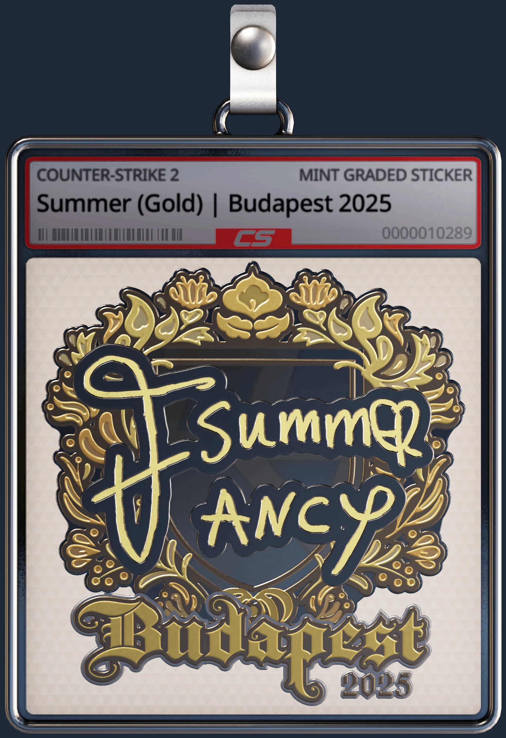 Sticker | Summer (Gold) | Budapest 2025