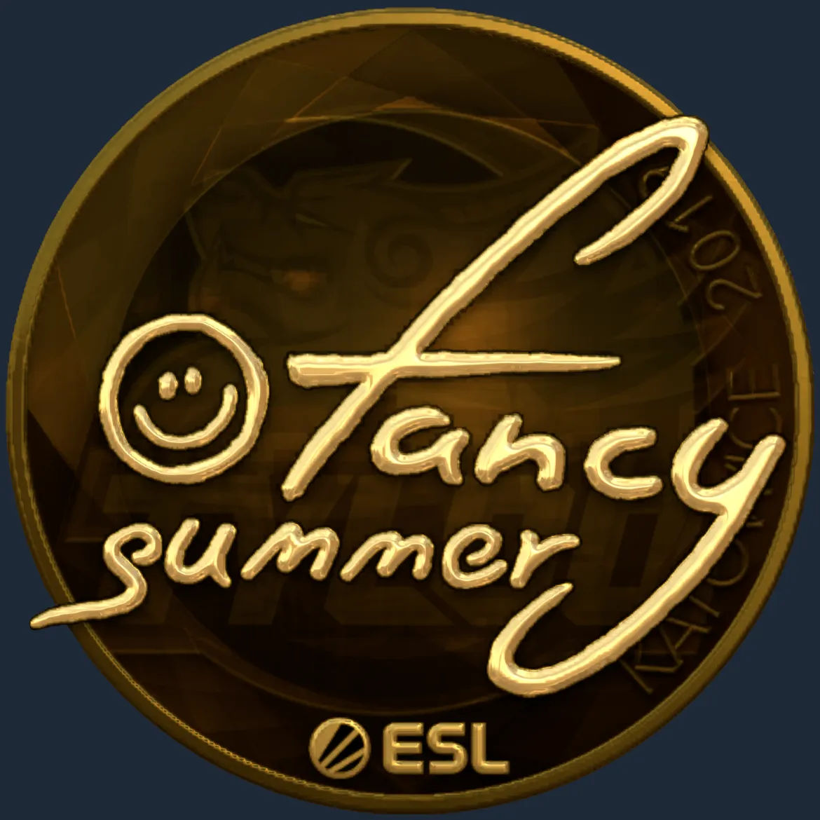Sticker | Summer (Gold) | Katowice 2019