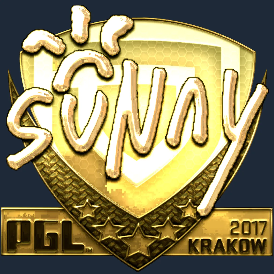 Sticker | suNny (Gold) | Krakow 2017