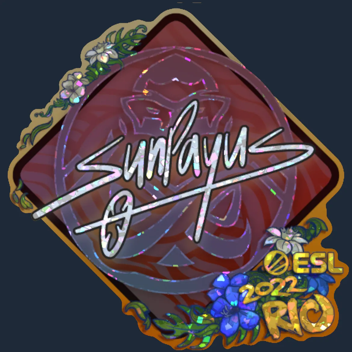 Sticker | SunPayus (Glitter) | Rio 2022