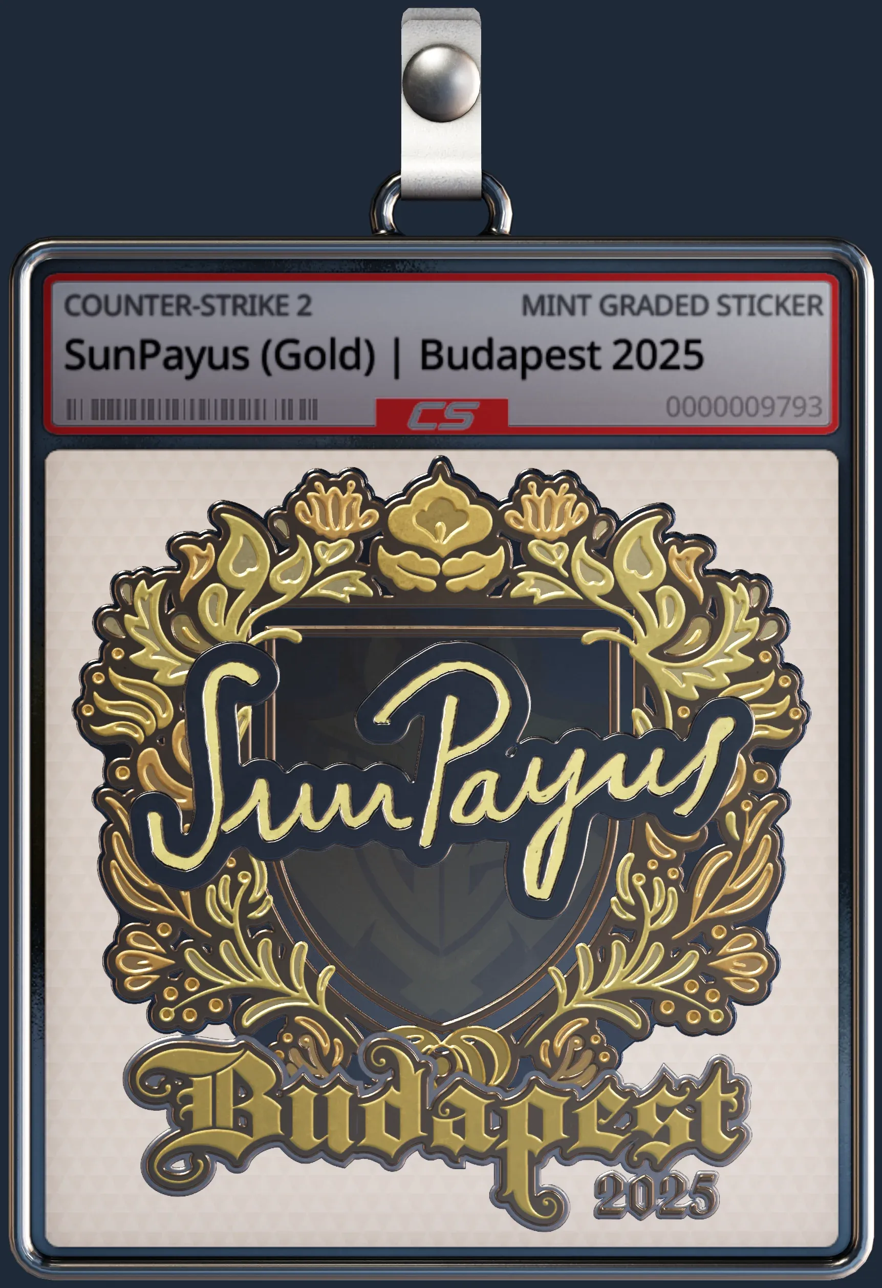 Sticker | SunPayus (Gold) | Budapest 2025