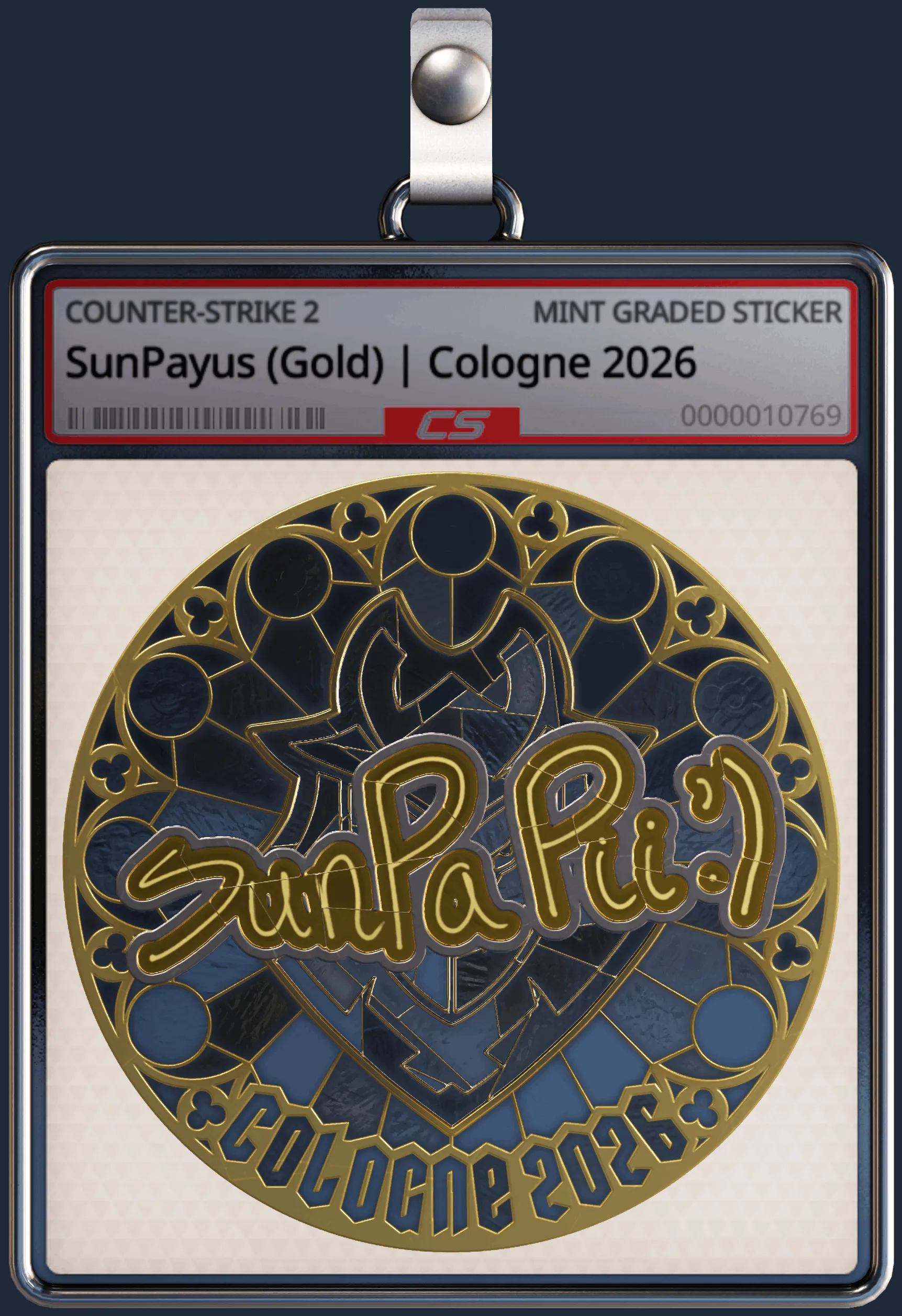Sticker | SunPayus (Gold) | Cologne 2026