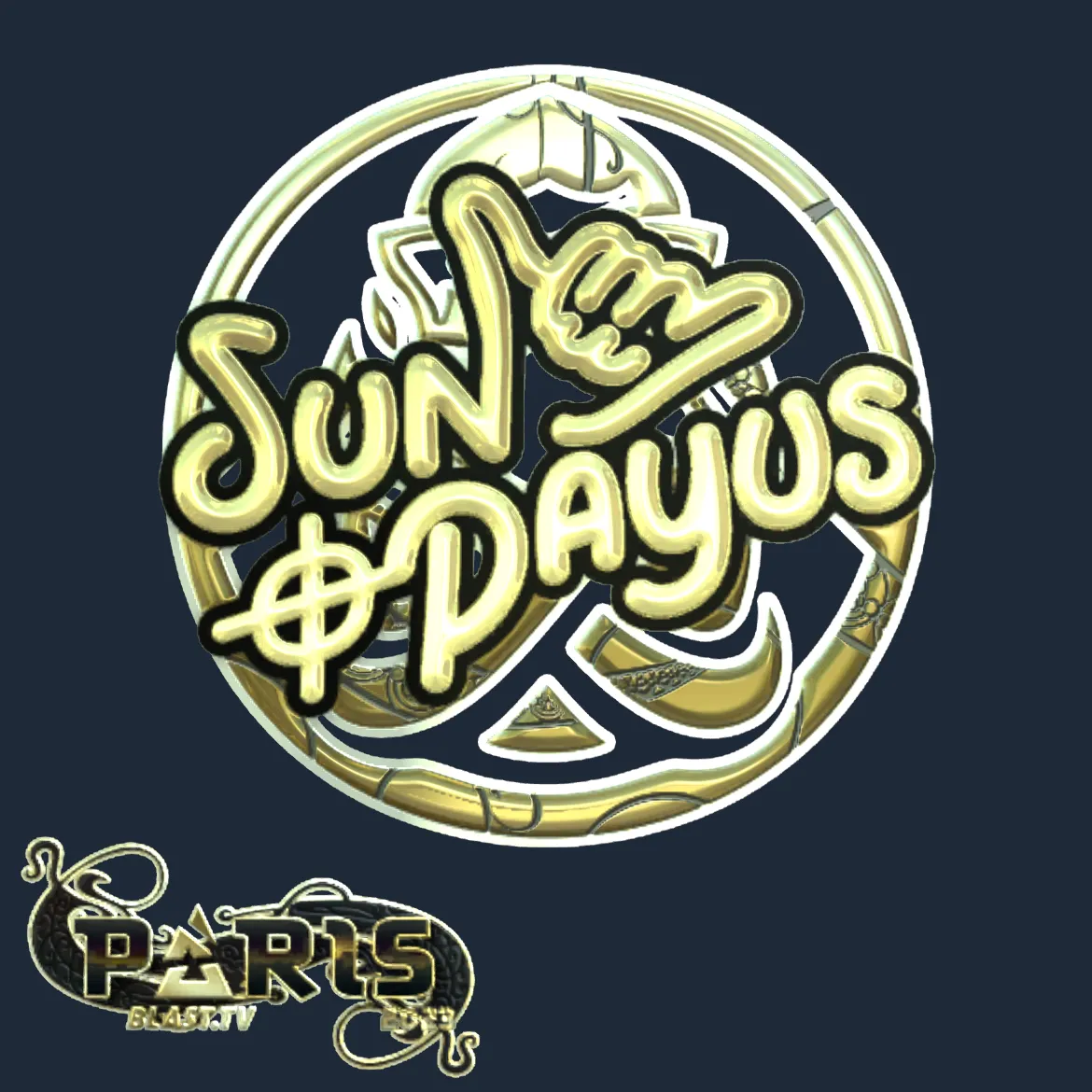 Sticker | SunPayus (Gold) | Paris 2023