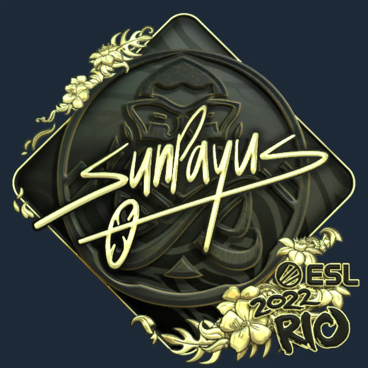 Sticker | SunPayus (Gold) | Rio 2022