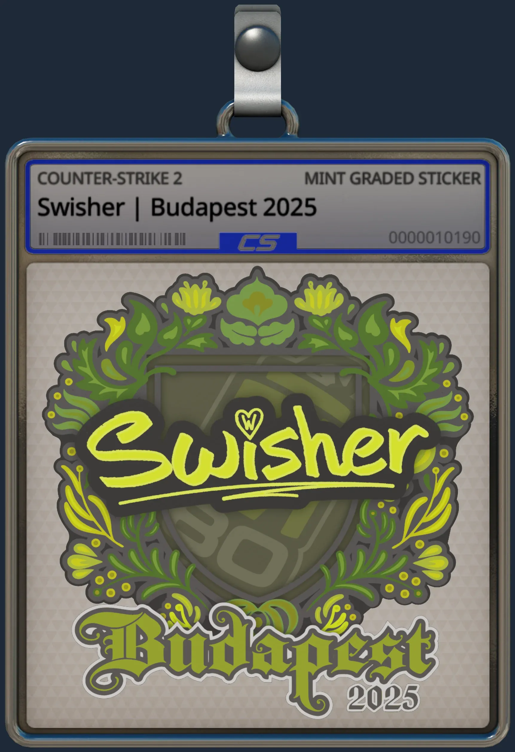 Sticker | Swisher | Budapest 2025