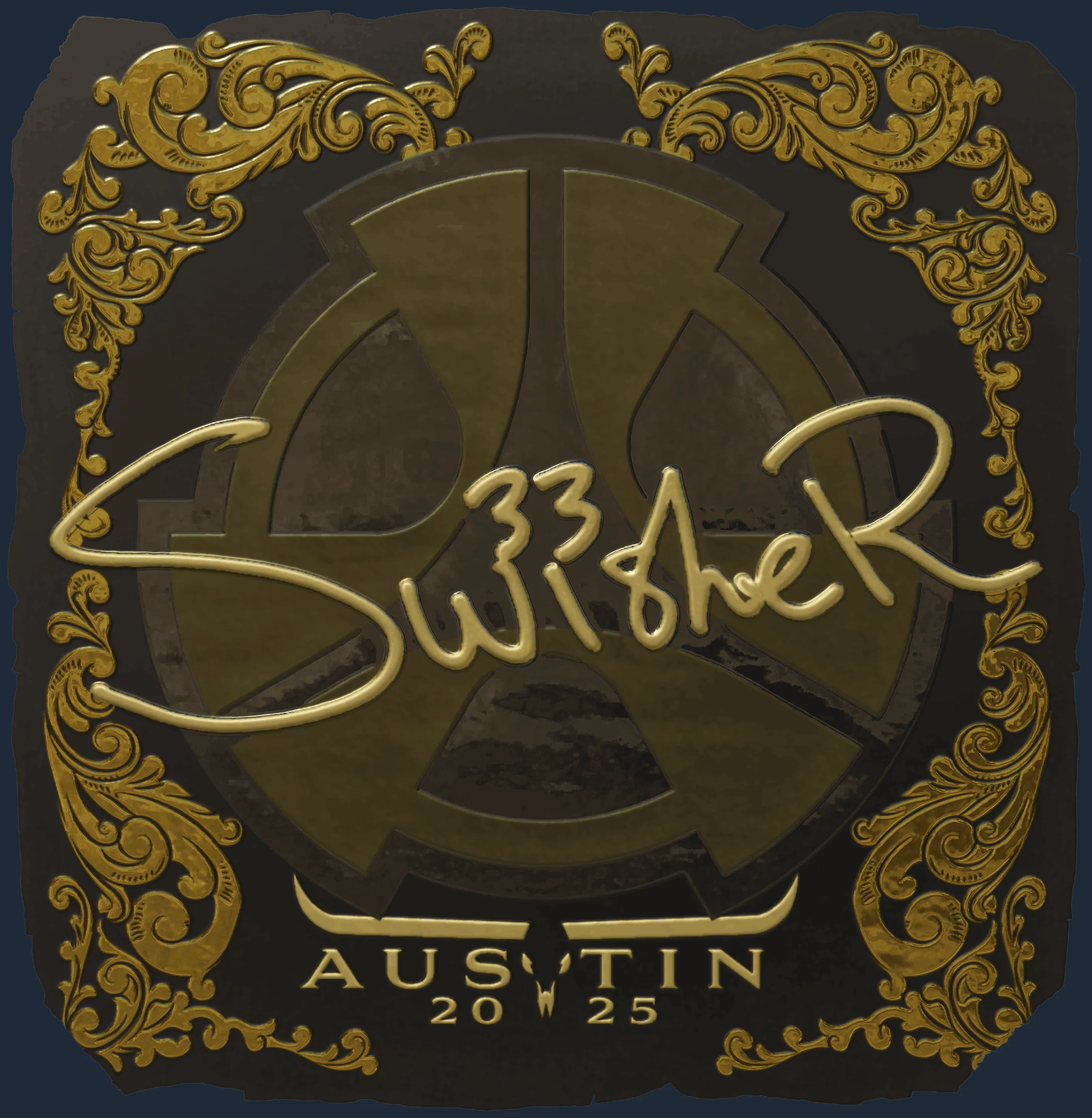 Sticker | Swisher (Gold) | Austin 2025