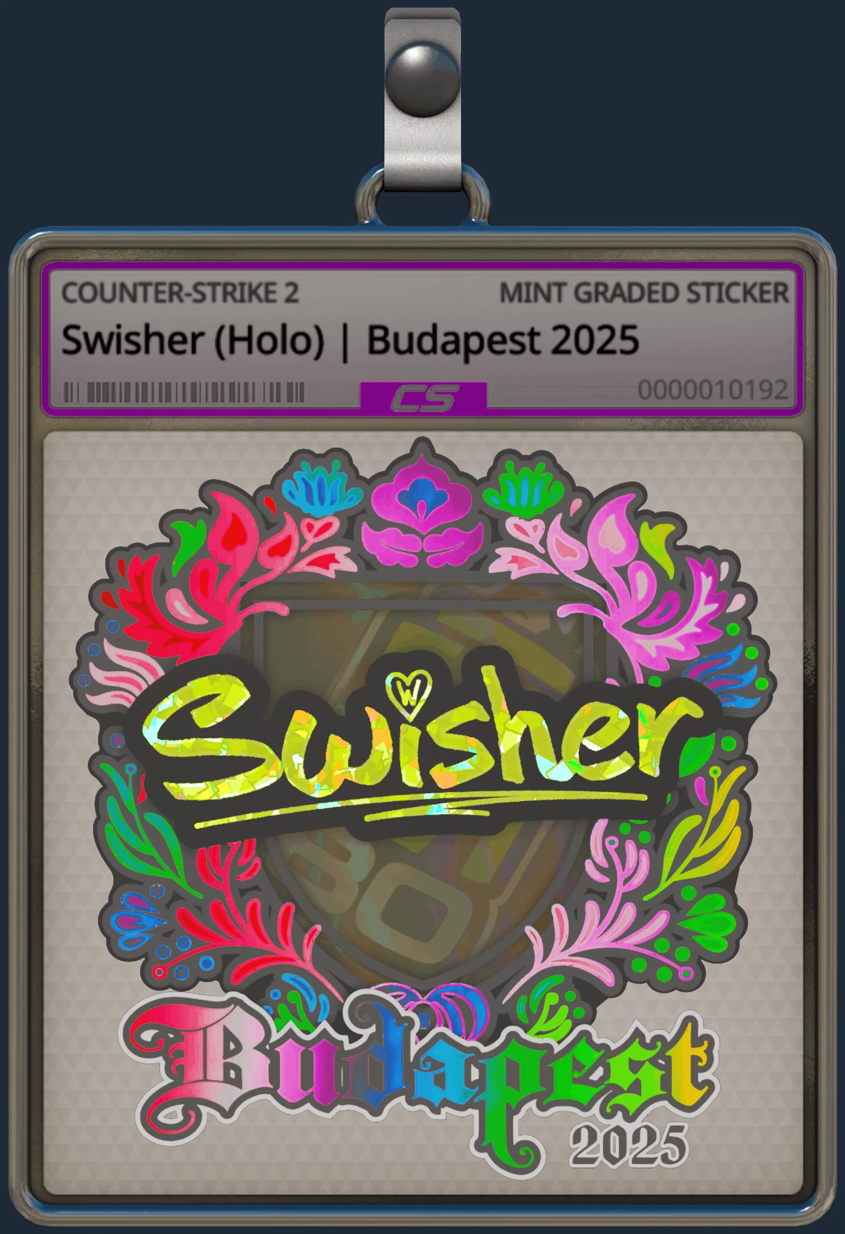 Sticker | Swisher (Holo) | Budapest 2025