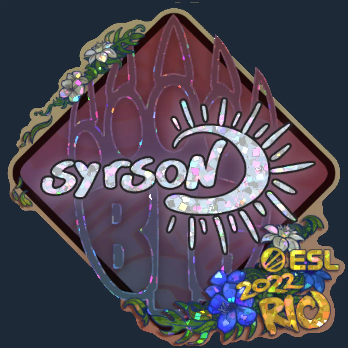 Sticker | syrsoN (Glitter) | Rio 2022