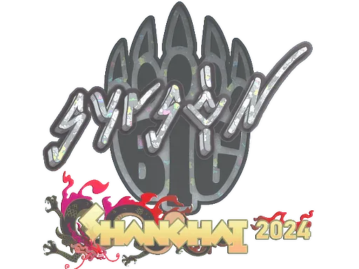 Sticker | syrsoN (Glitter) | Shanghai 2024