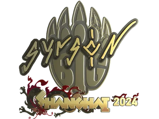 Sticker | syrsoN (Gold) | Shanghai 2024