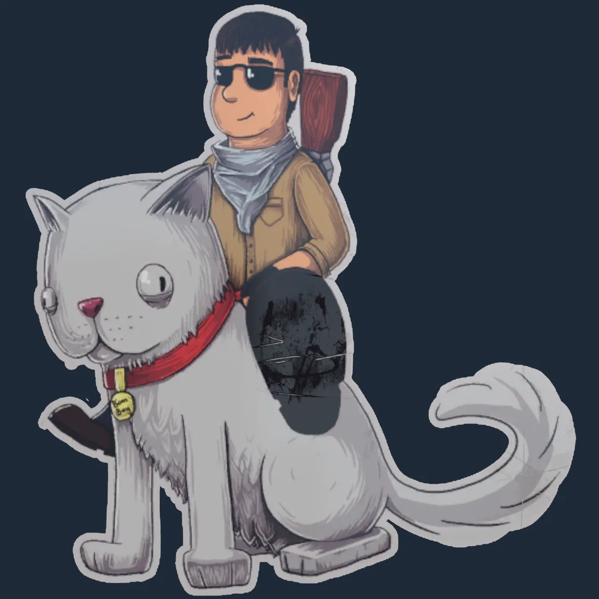 Sticker | T On Cat