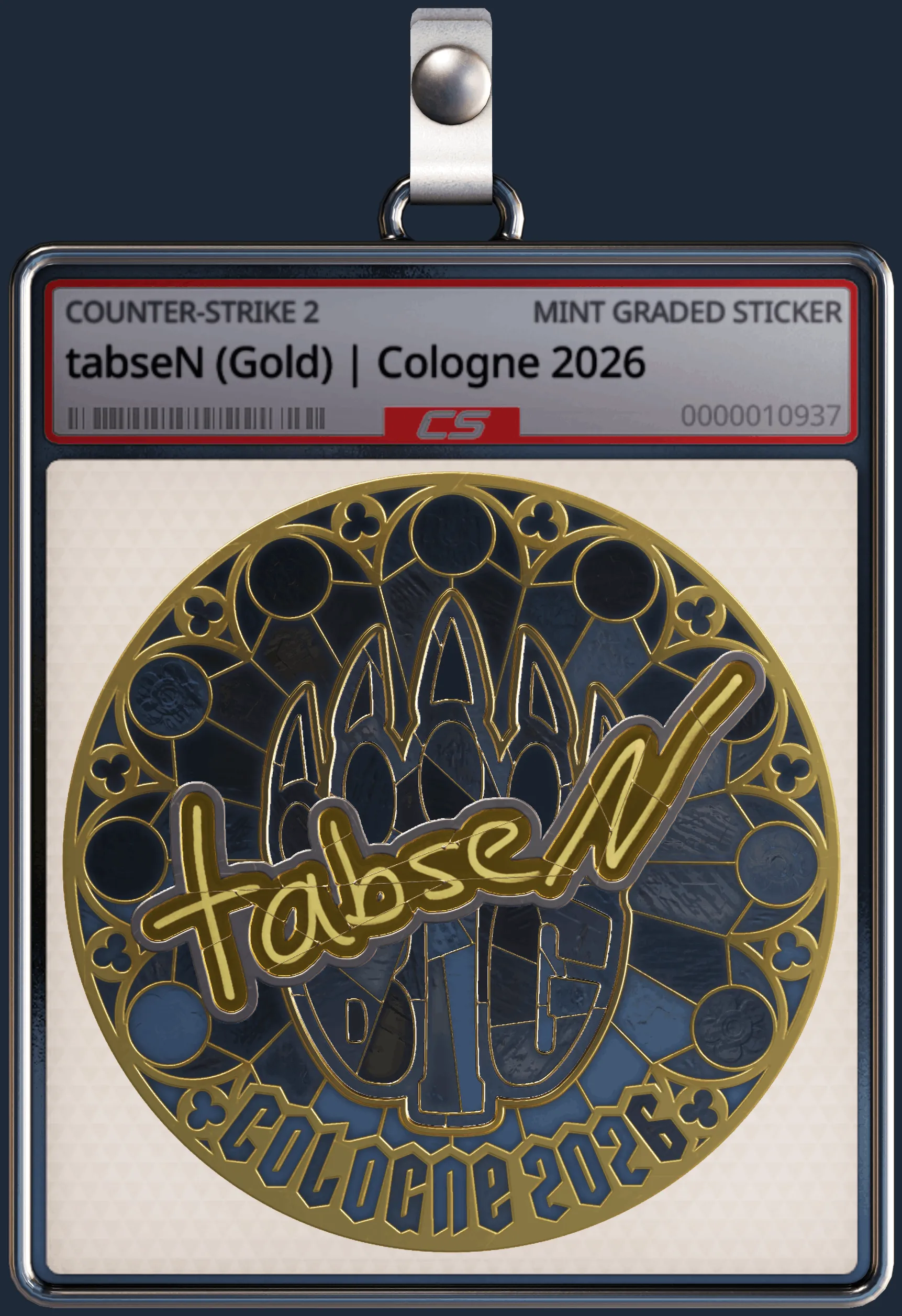 Sticker | tabseN (Gold) | Cologne 2026 Sticker | tabseN (Gold) | Cologne 2026