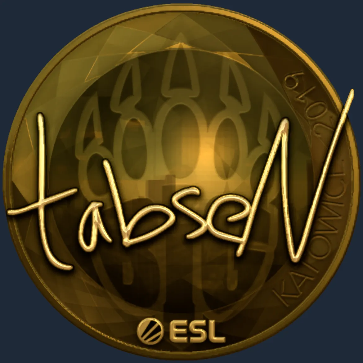 Sticker | tabseN (Gold) | Katowice 2019