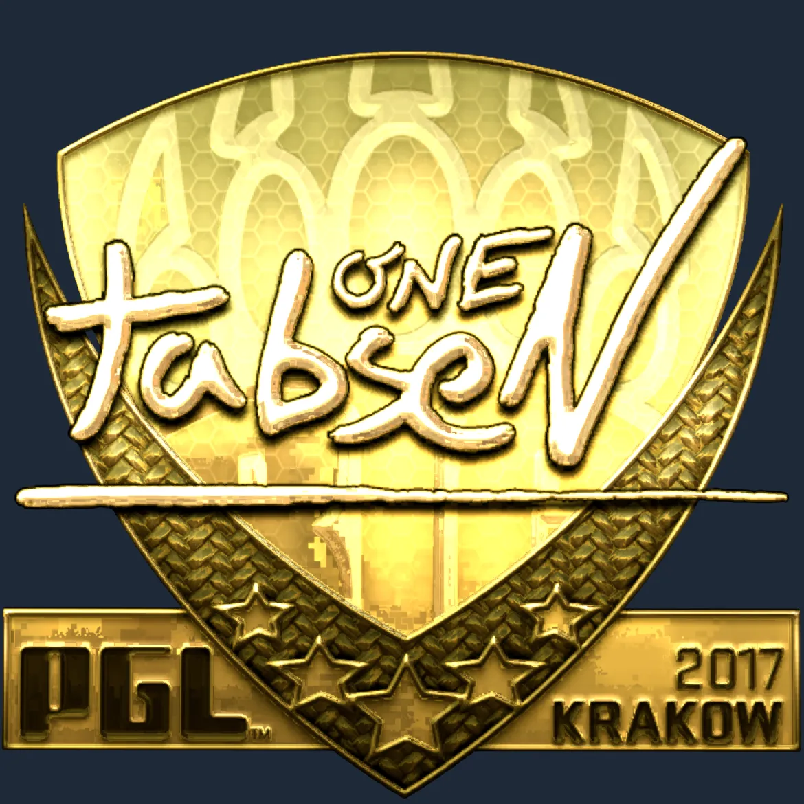 Sticker | tabseN (Gold) | Krakow 2017
