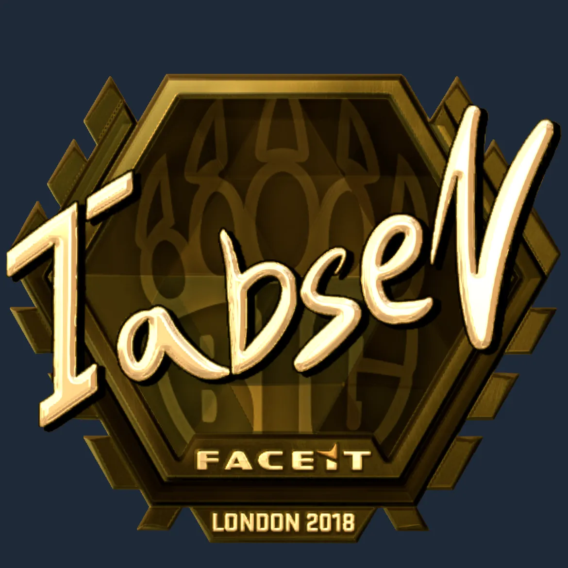 Sticker | tabseN (Gold) | London 2018