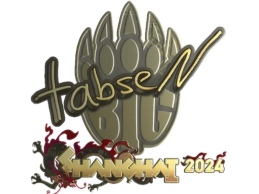 Sticker | tabseN (Gold) | Shanghai 2024