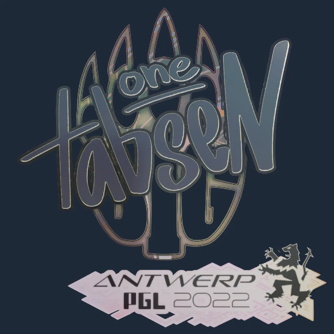 Sticker | tabseN (Holo) | Antwerp 2022