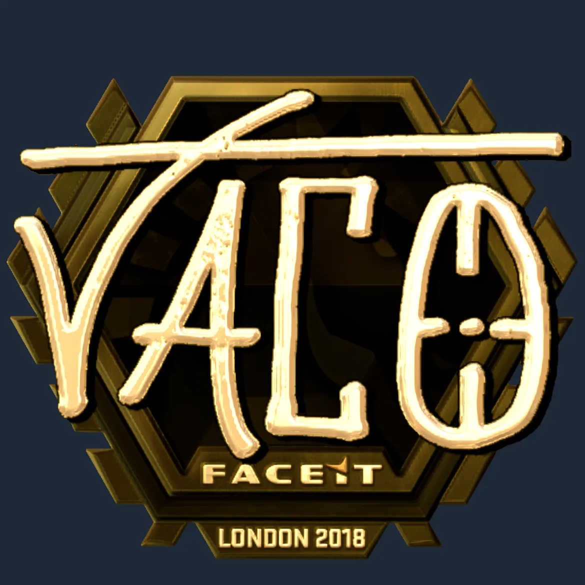 Sticker | TACO (Gold) | London 2018