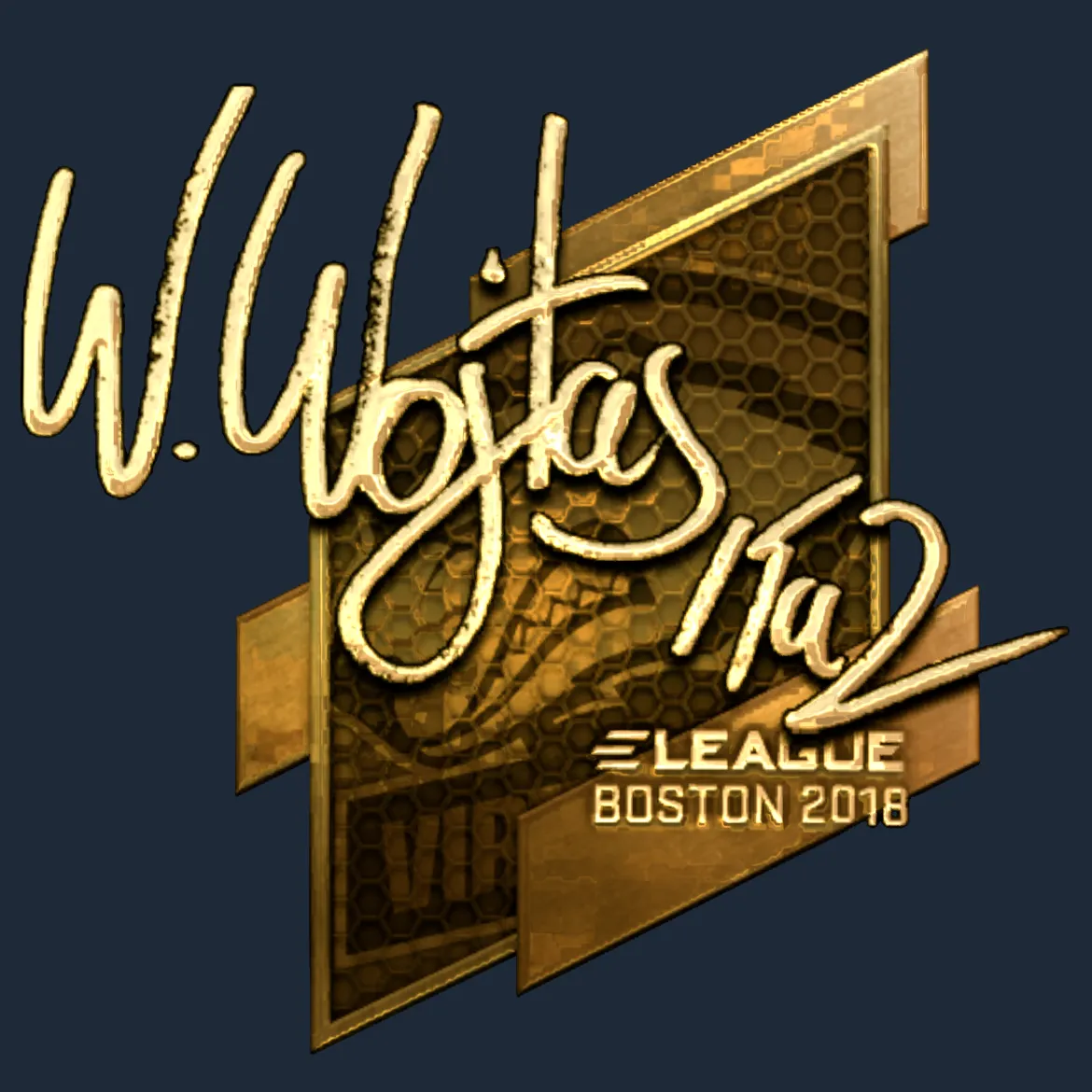 Sticker | TaZ (Gold) | Boston 2018
