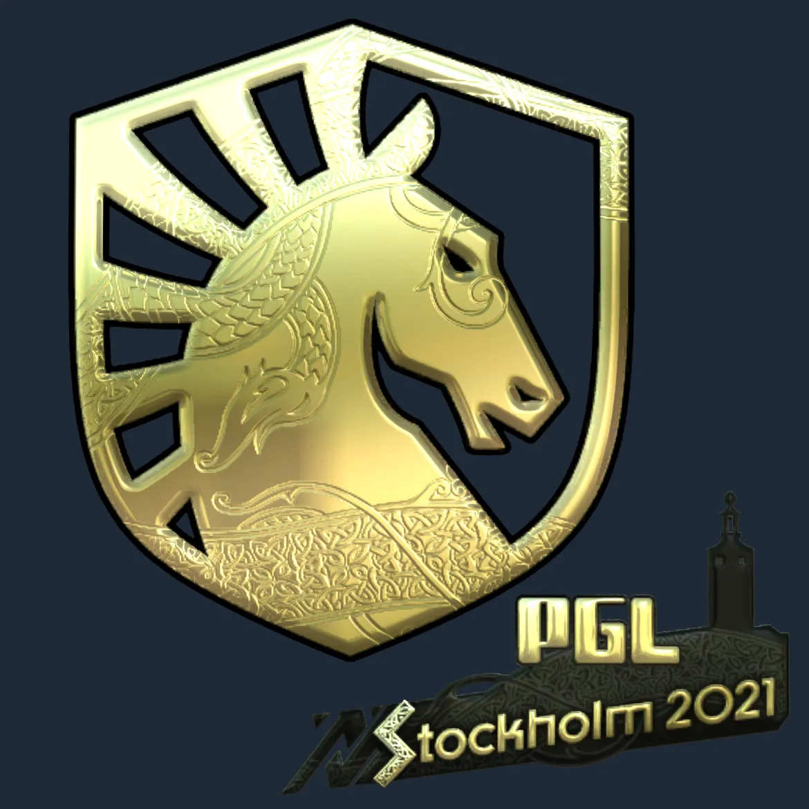 Sticker | Team Liquid (Gold) | Stockholm 2021